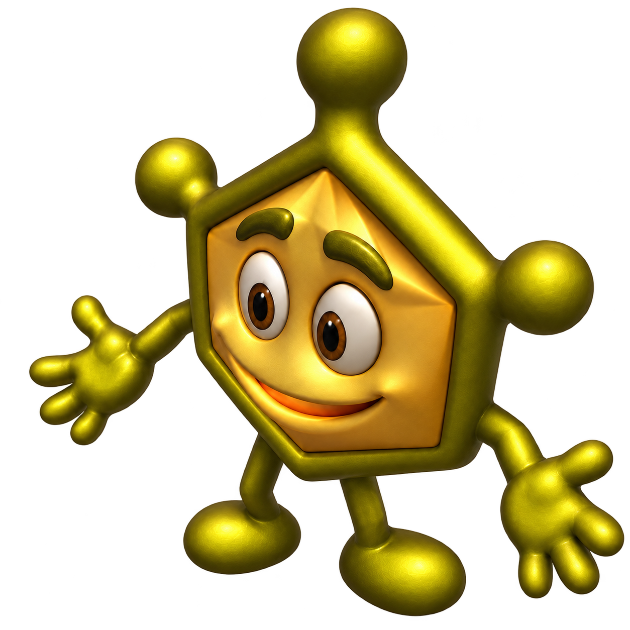 Our very enthusiastic golden molecule